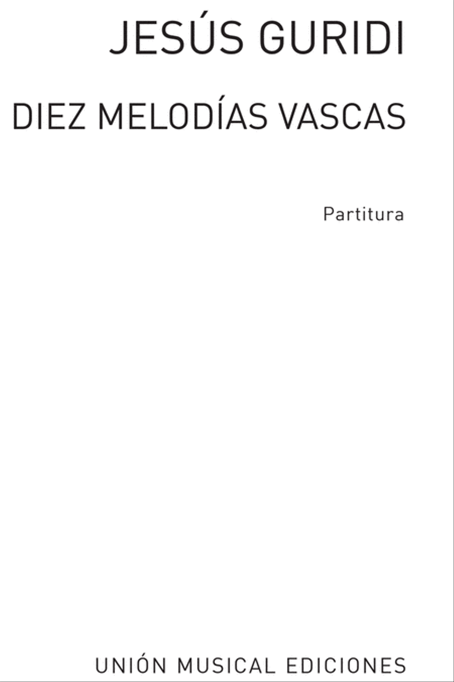 Diez Melodias Vascas Orchestra scores gallery preview page 1