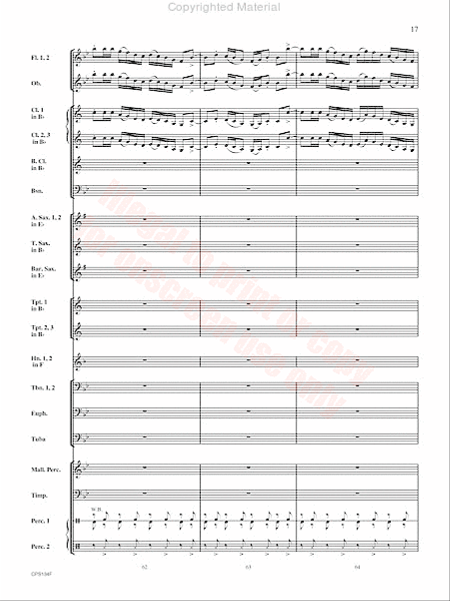 Chisholm Trail Concert Band scores gallery preview page 18