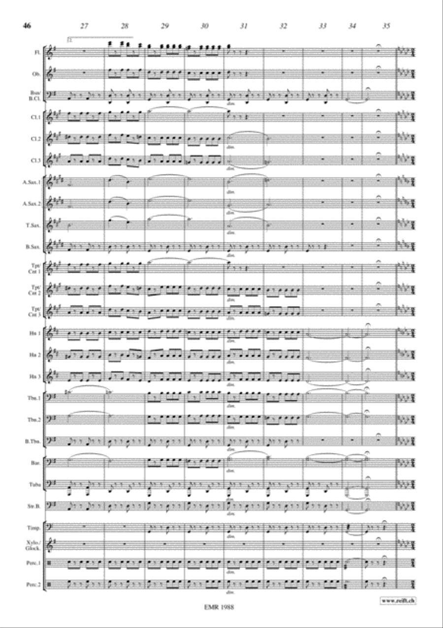 Traveller's Diary Concert Band scores gallery preview page 19