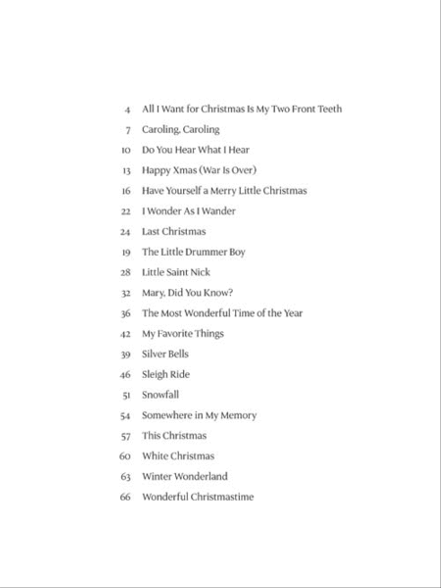 The Christmas Accordion Songbook Accordion scores gallery preview page 2
