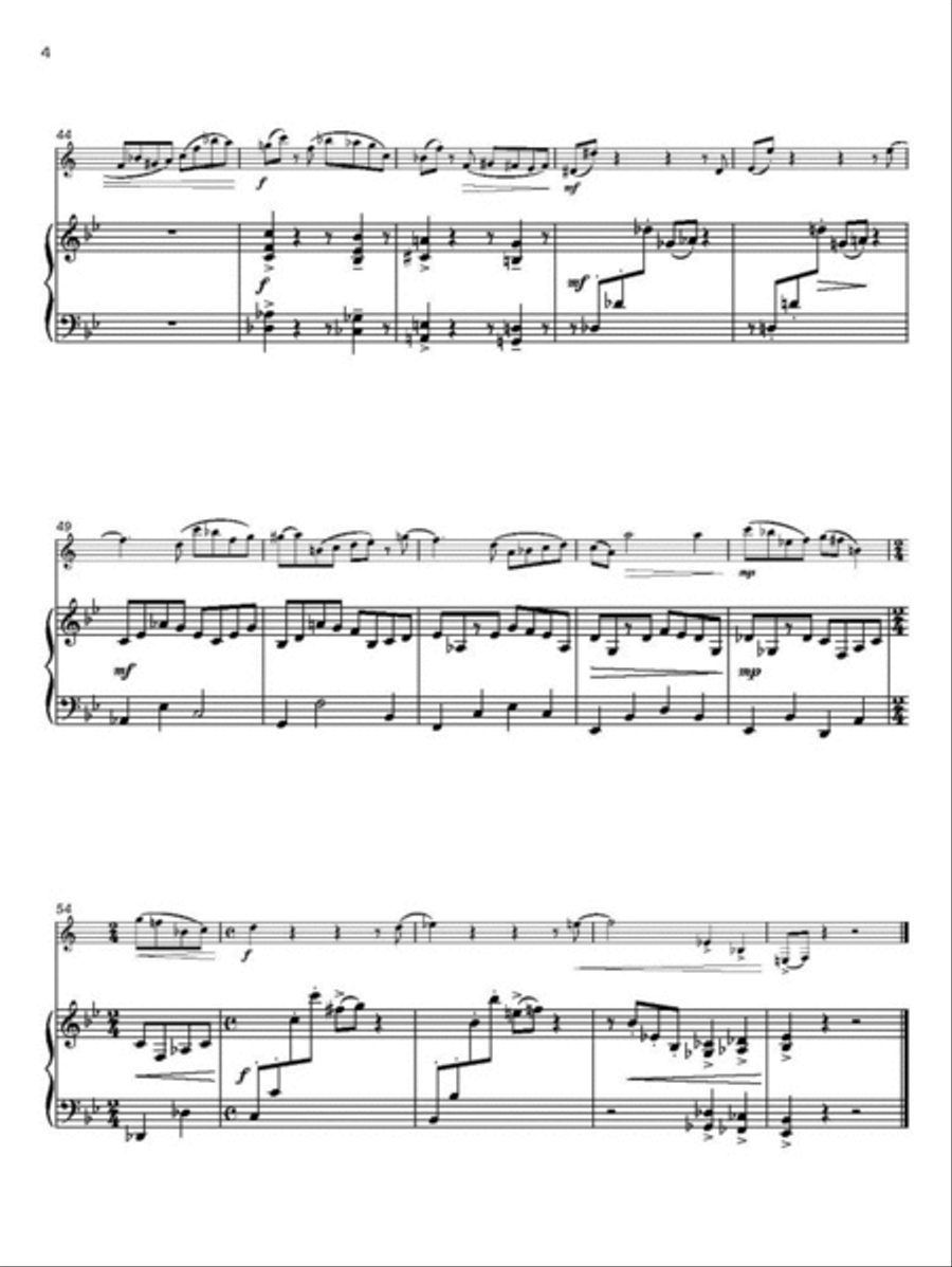King's Parade King's Parade Clarinet Solo scores gallery preview page 4