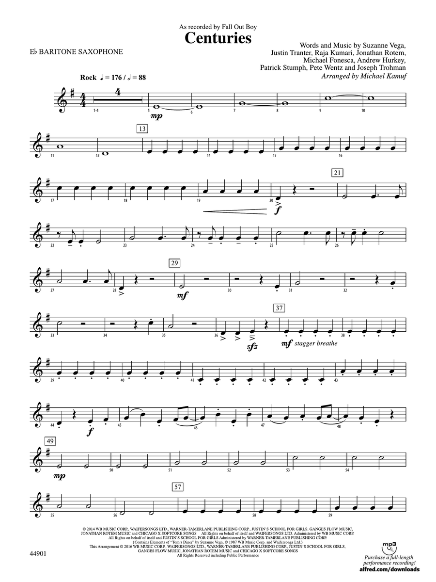 Centuries: E-flat Baritone Saxophone