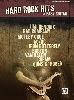 Book cover for Hard Rock Hits for Easy Guitar