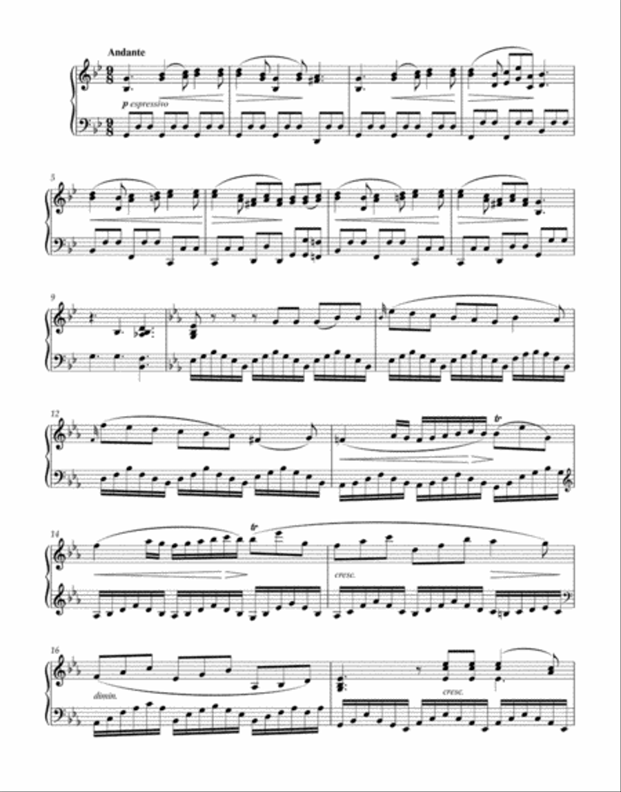 Sonata in G major for Pianoforte op. 79 