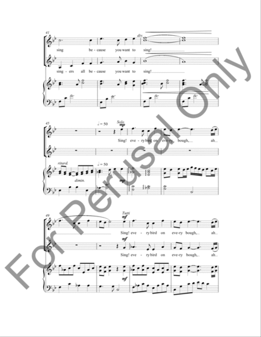 Singers All SSA scores gallery preview page 5