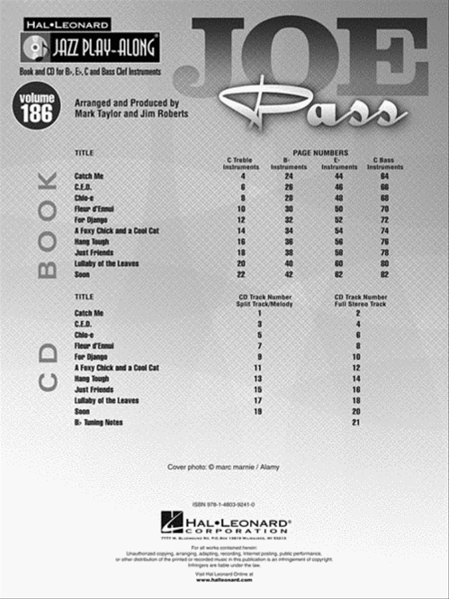 Joe Pass C Instrument scores gallery preview page 3