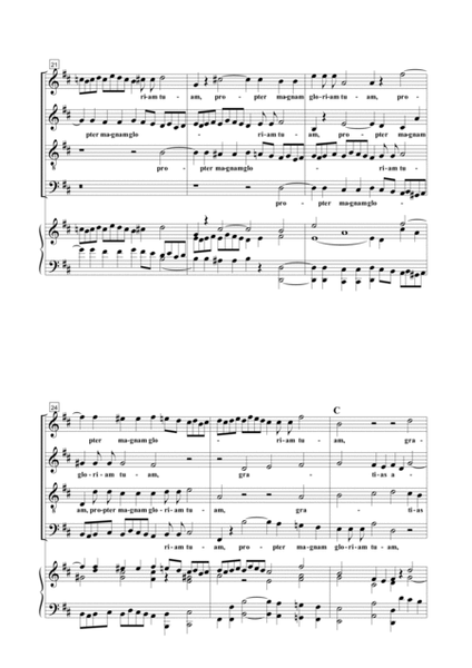 GRATIAS AGIMUS TIBI (7) - From Missa in B minor - BWV 232 image number null