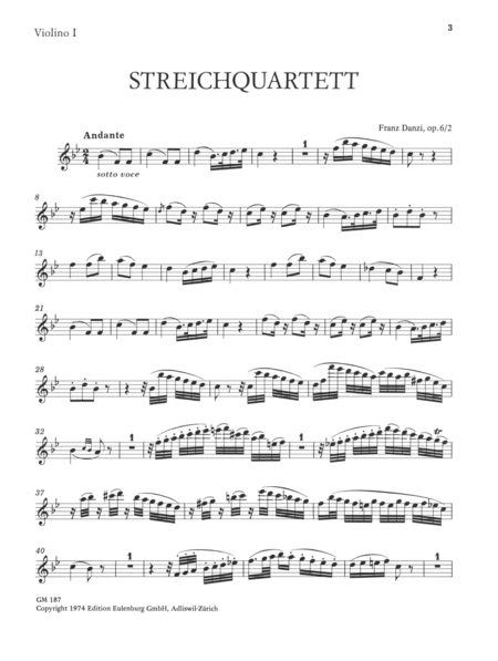 String quartet 'after Mozart's Figaro'