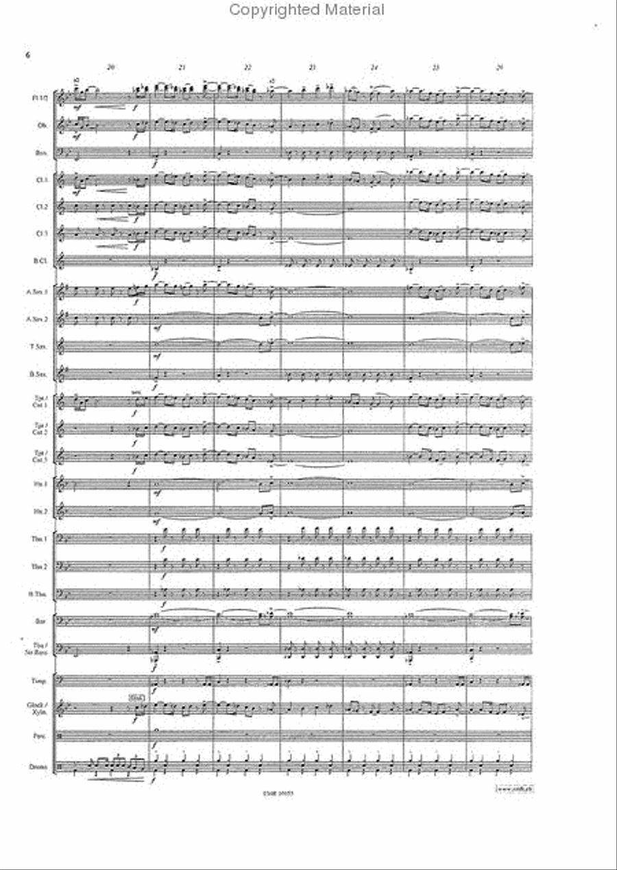 Beatles Forever Concert Band scores gallery preview page 6