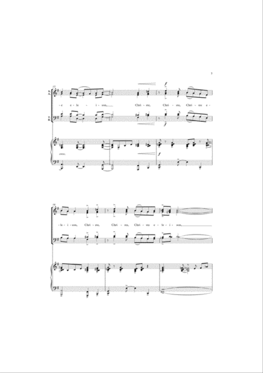 A Little Jazz Mass 4-Part scores gallery preview page 4