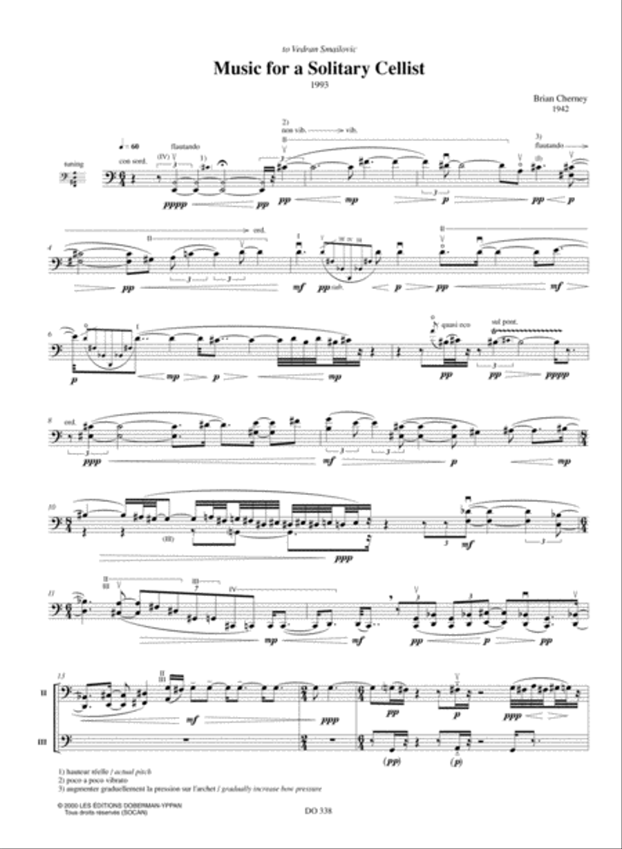 Music for a Solitary Cellist Cello scores gallery preview page 3