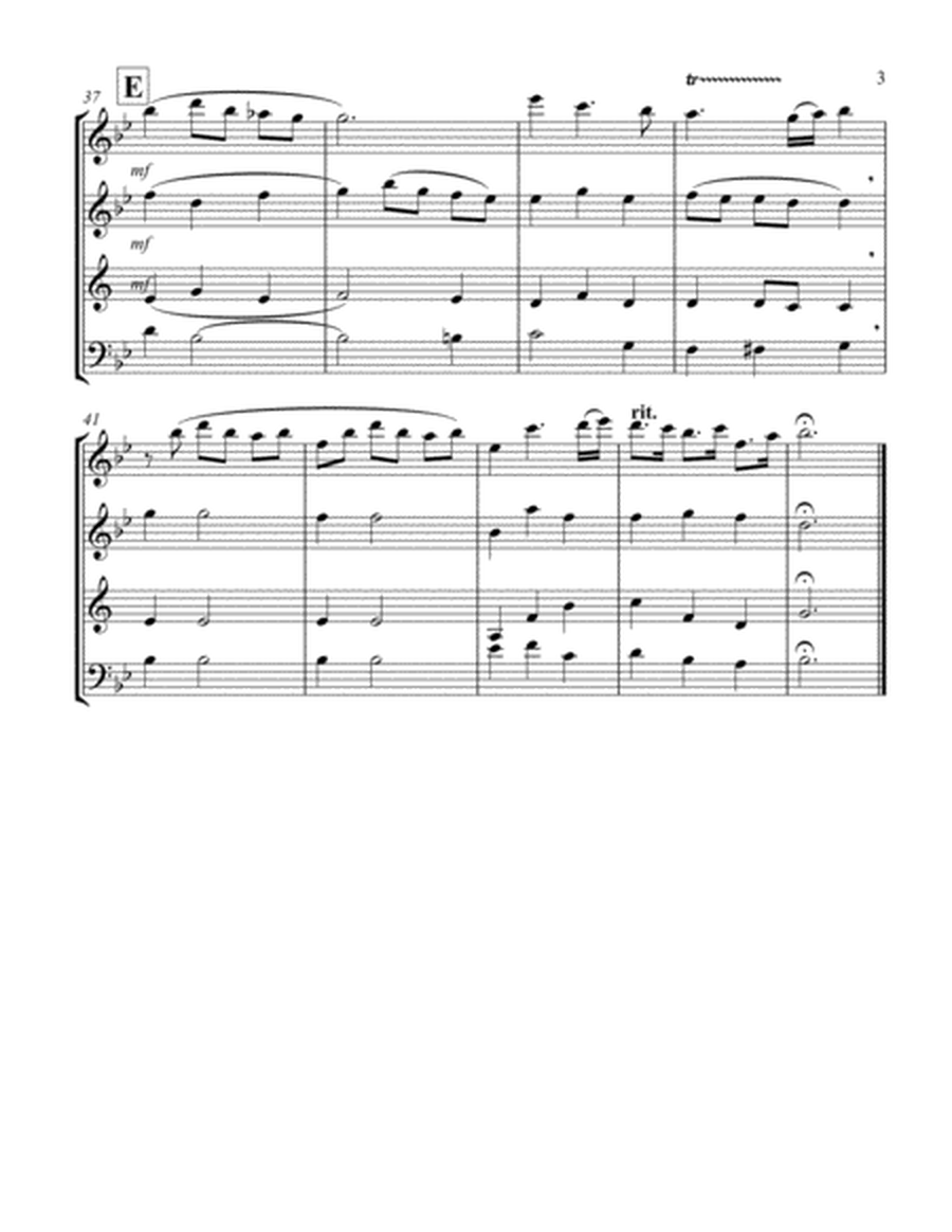Bist Du Bei Mir (Bb) (Woodwind Quartet - 1 Flute, 1 Oboe, 1 Clar, 1 Bassoon) image number null