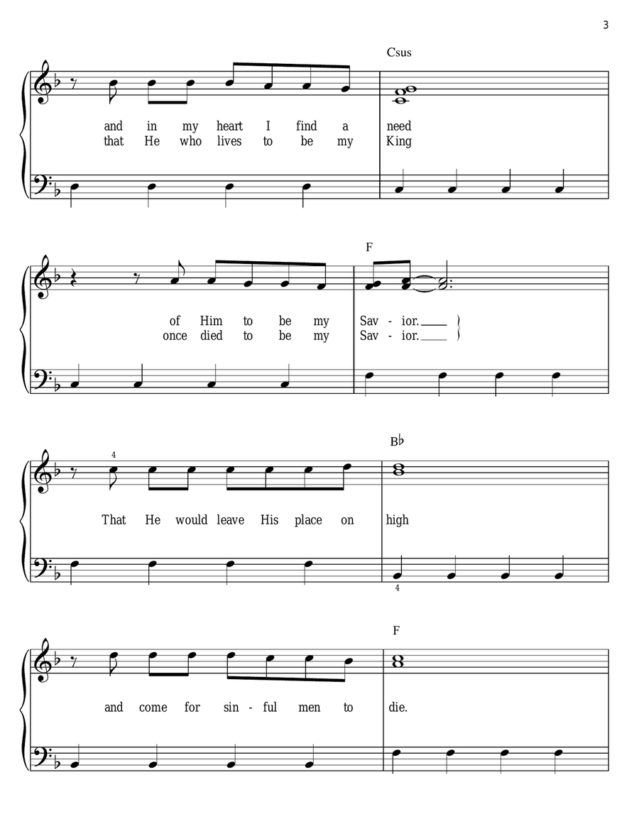 My Savior My God My Savior My God Voice scores gallery preview page 3