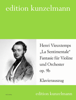 Book cover for La Sentimentale, Fantasia for violin and orchestra