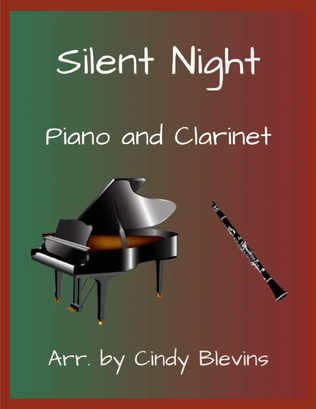 Book cover for Silent Night, for Piano and Clarinet