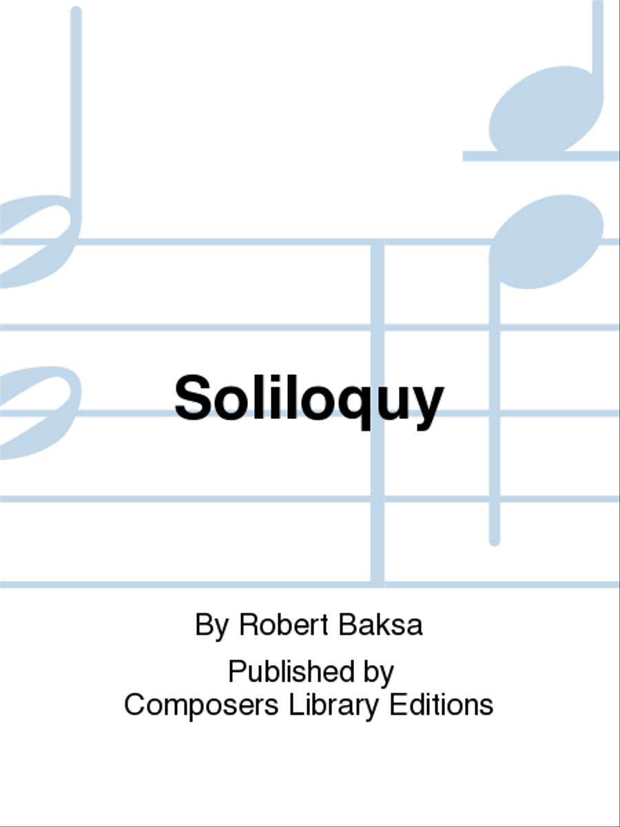 Soliloquy Chamber Music scores gallery preview page 1