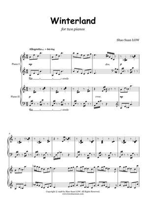 "Winterland" for two pianos