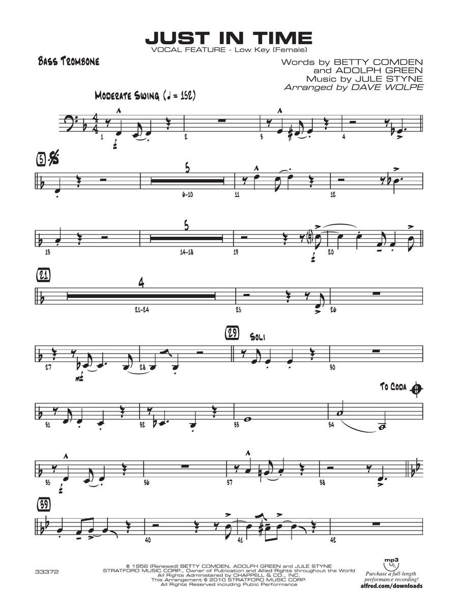 Just in Time: Bass Trombone