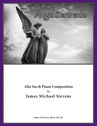 Book cover for Angel Serenade - Alto Sax & Piano
