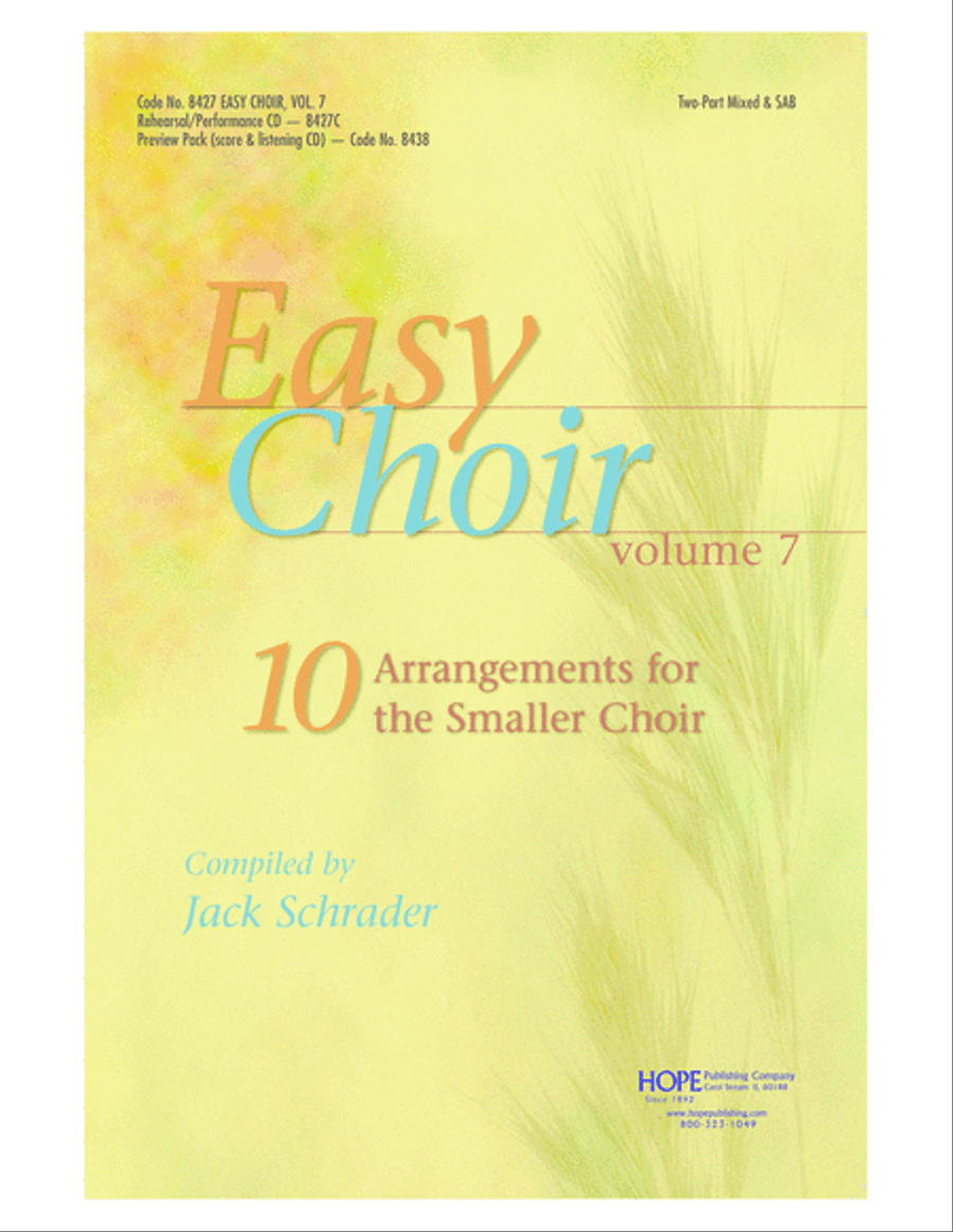Easy Choir, Vol. 7 Choir scores gallery preview page 1