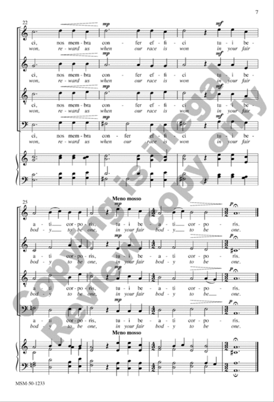 O nata lux de lumine 4-Part scores gallery preview page 6