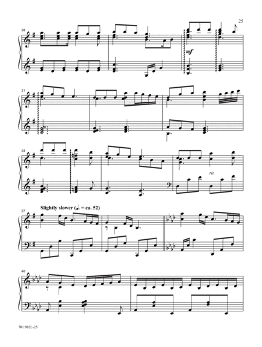 Light of The World Piano Solo scores gallery preview page 16