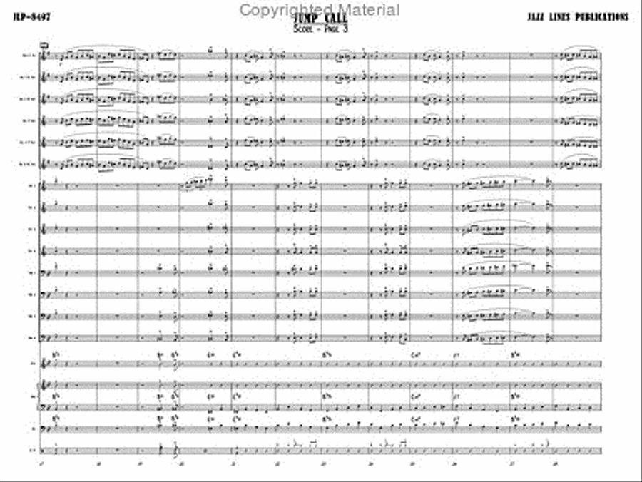Jump Call Big Band scores gallery preview page 6