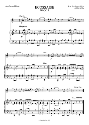 ECOSSAISE (Scottish Dance) - for Alto Sax and Piano