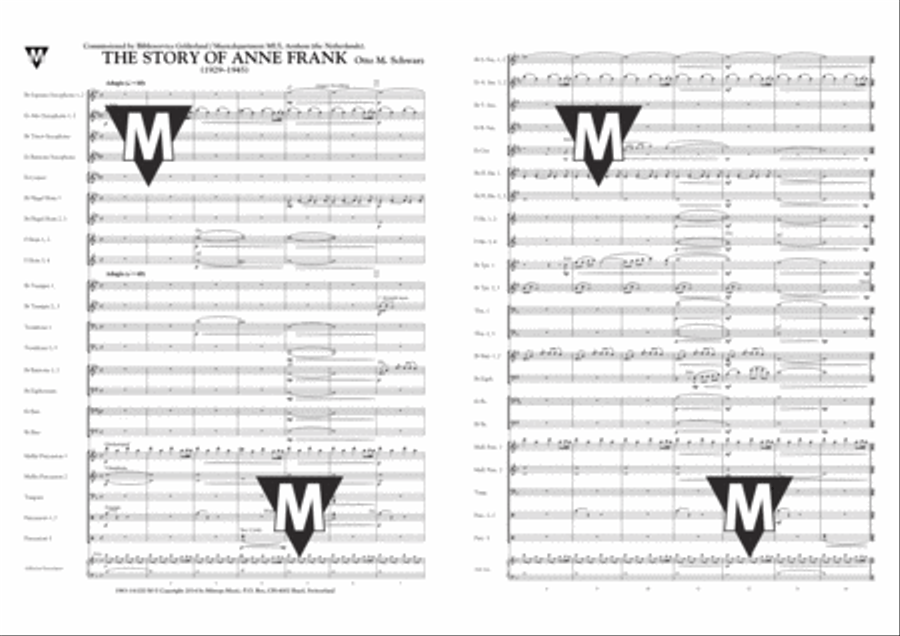 The Story of Anne Frank Fanfare Band scores gallery preview page 2
