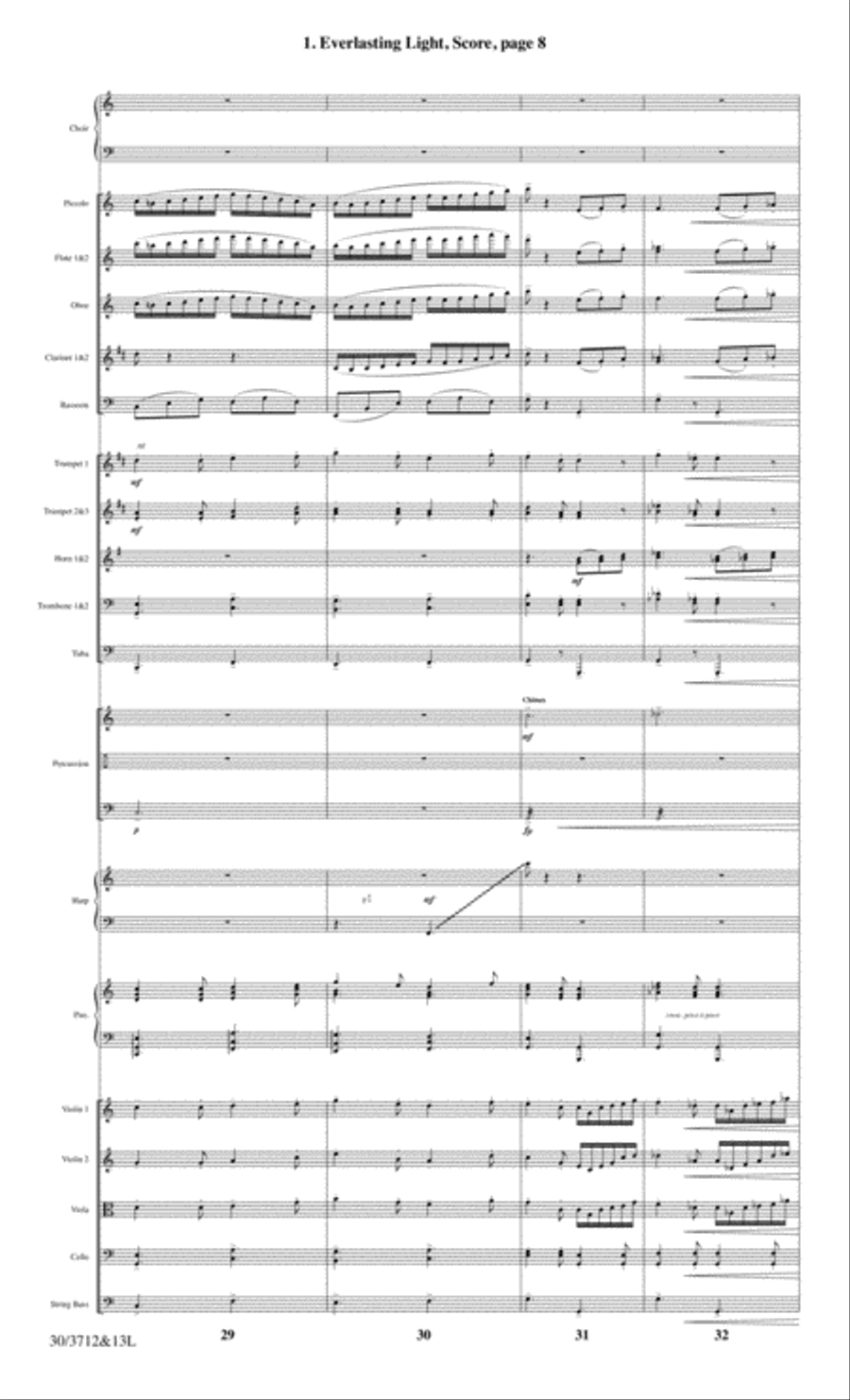 Everlasting Light - Full Score Choir scores gallery preview page 10