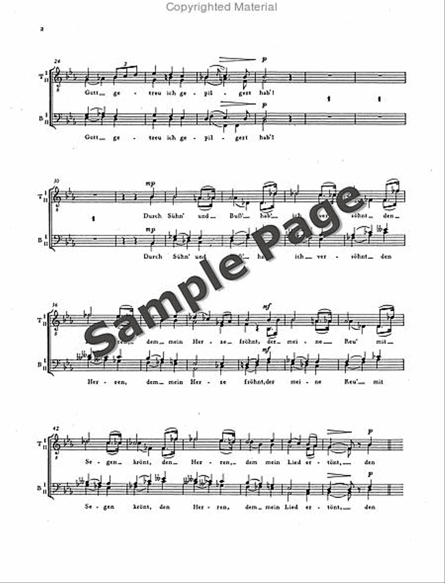 Pilgrims Chorus Ttbb/pn 4 Hands TTBB scores gallery preview page 3