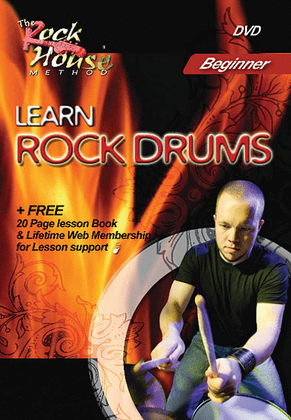 Book cover for Mark Manzcuk - Learn Rock Drums
