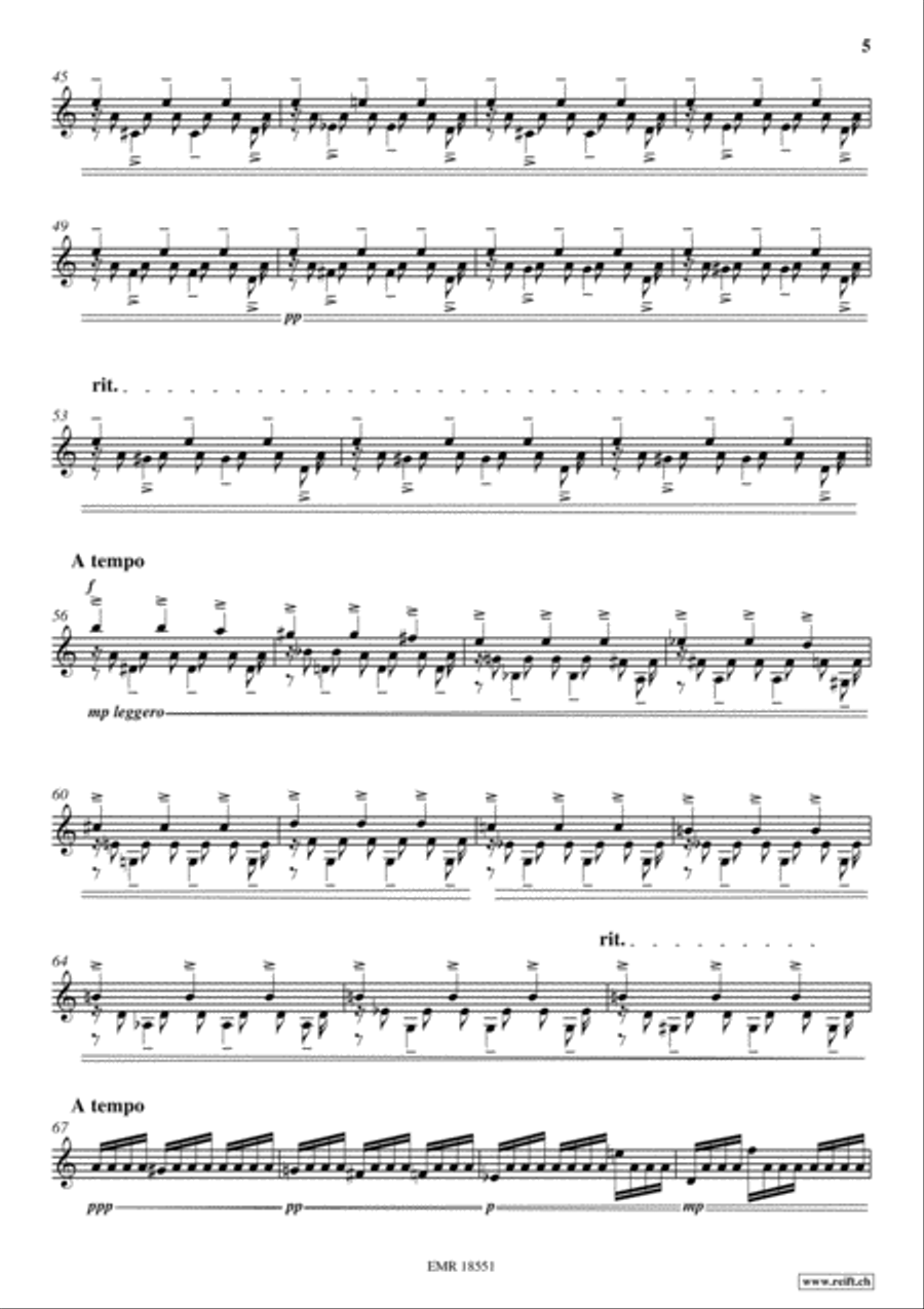 Aux Soleils Bleus Mandolin scores gallery preview page 5
