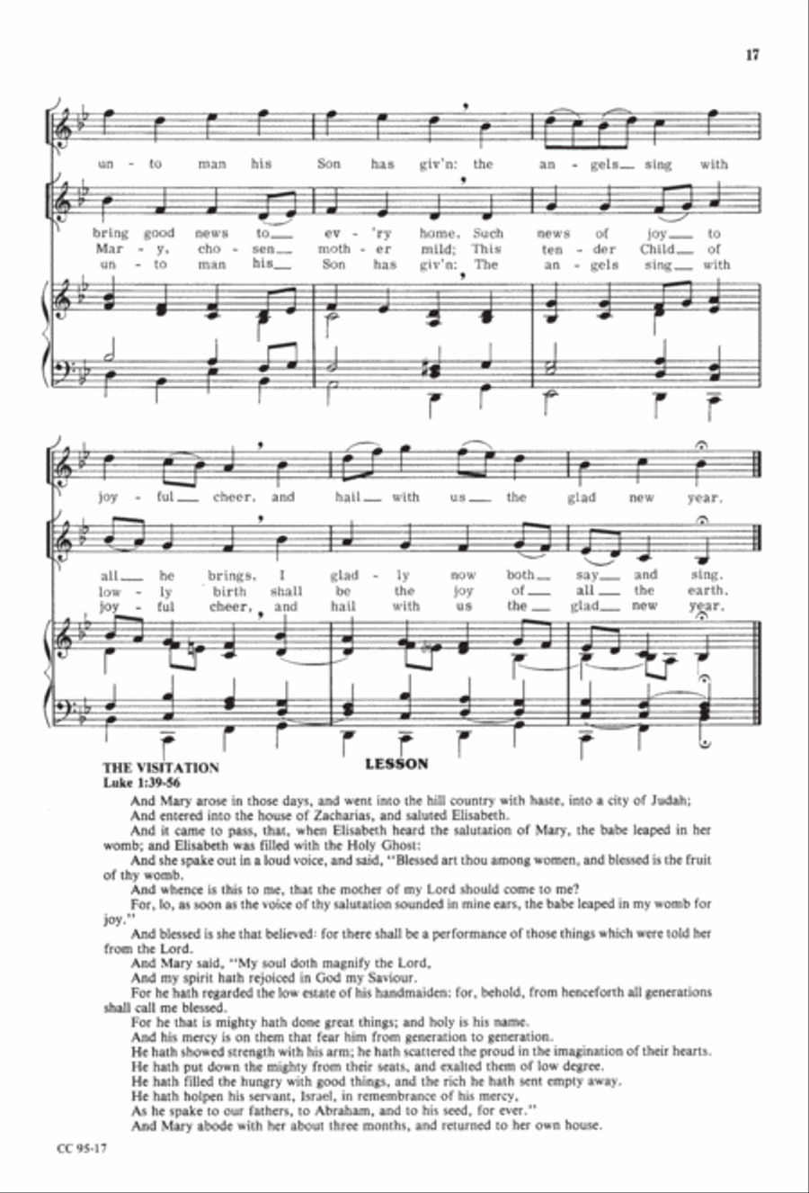 The Celebration 4-Part scores gallery preview page 17