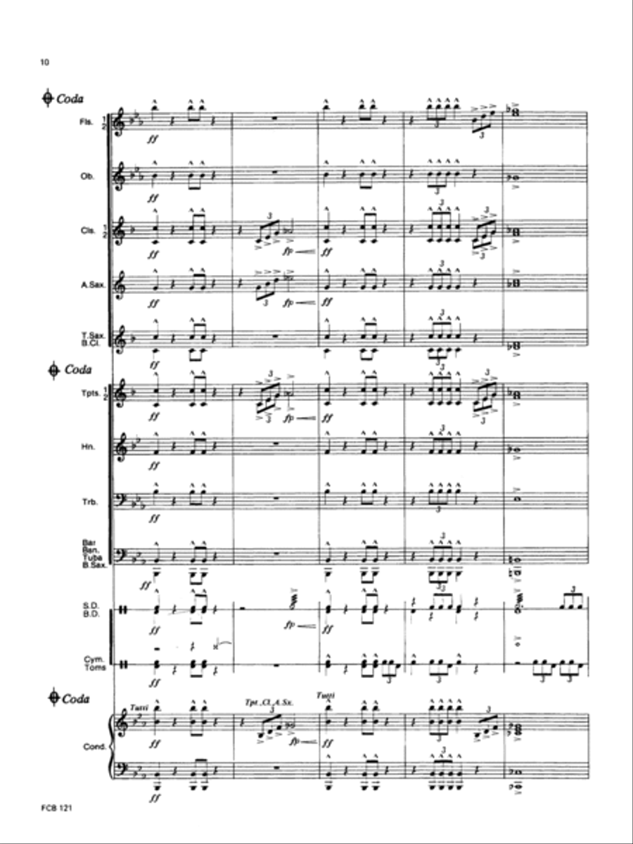 Captain Video Captain Video Concert Band scores gallery preview page 10