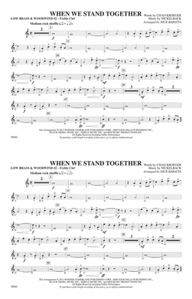 When We Stand Together: Low Brass & Woodwinds #2 - Treble Clef
