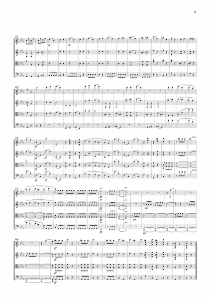 Beethoven Symphony No.5, 1st mvt., for string quartet, CB011