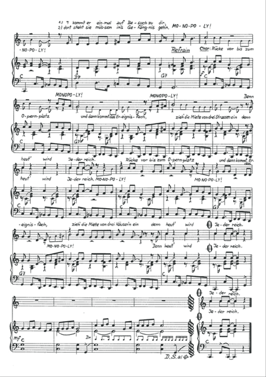 Monopoly Piano, Vocal scores gallery preview page 4