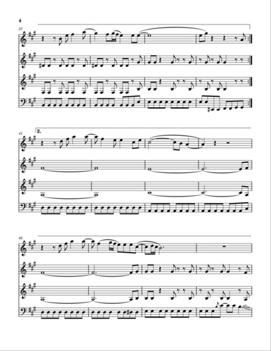 I'm Almost Ready I'm Almost Ready Woodwind Quartet scores gallery preview page 5