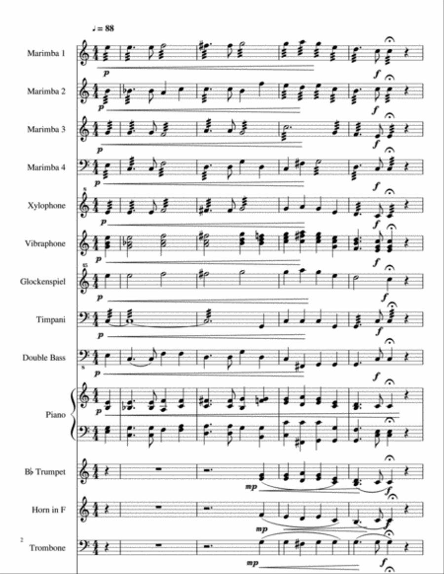 Eternal Father Strong to Save Choir scores gallery preview page 2