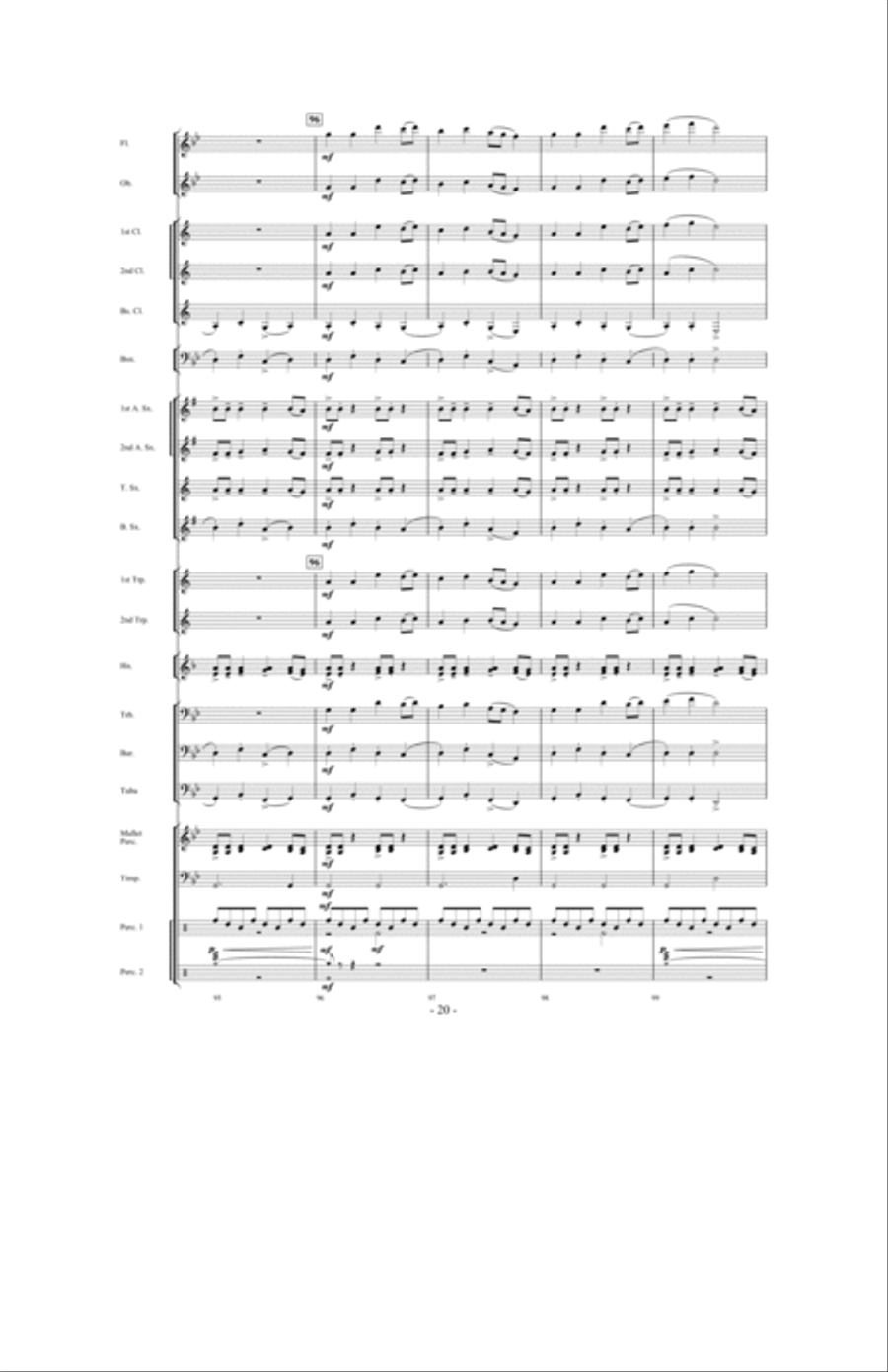 Legend of the Queen Anne's Revenge Concert Band scores gallery preview page 19