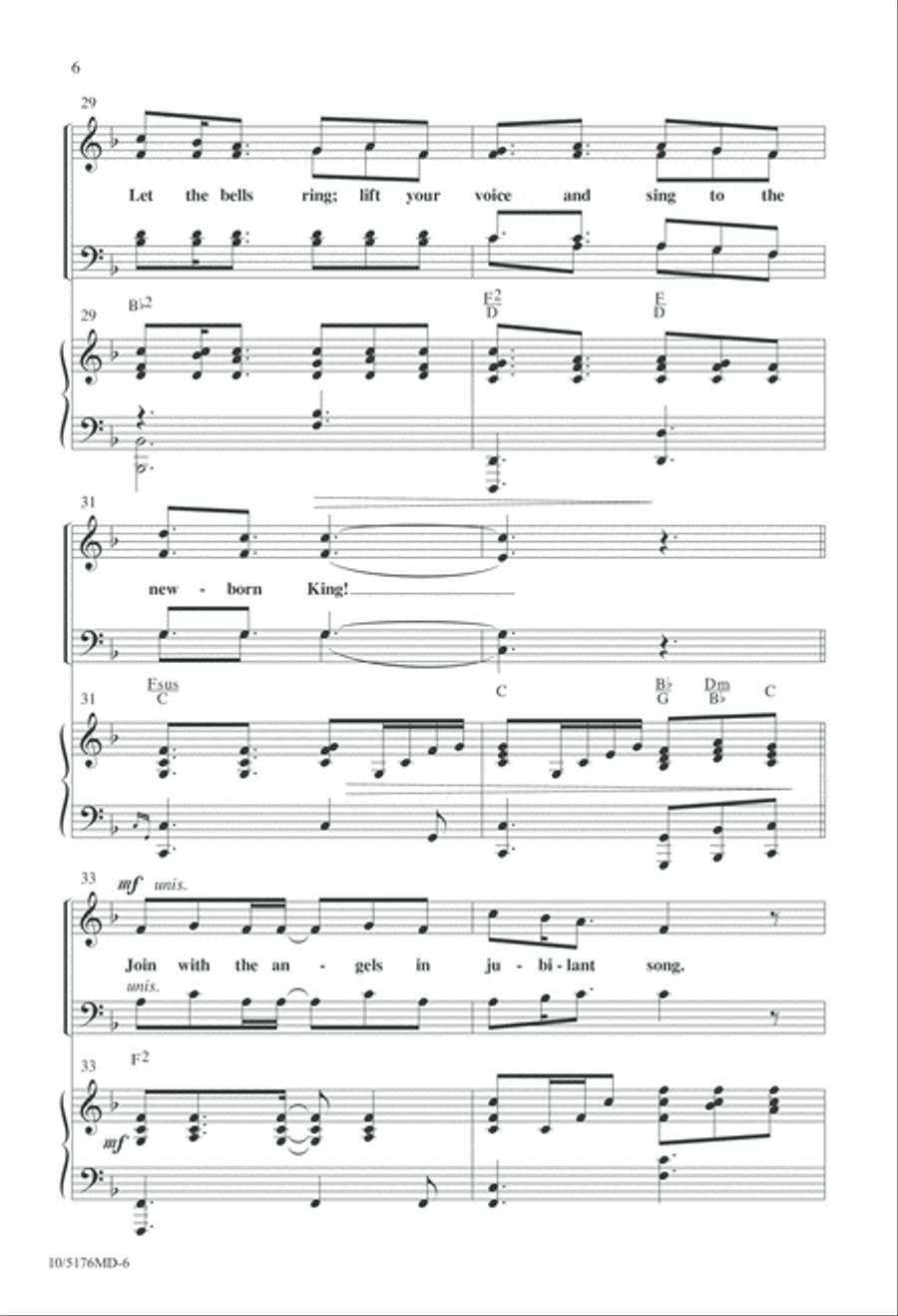 Let Us Rejoice, Christ is Born! 4-Part scores gallery preview page 6
