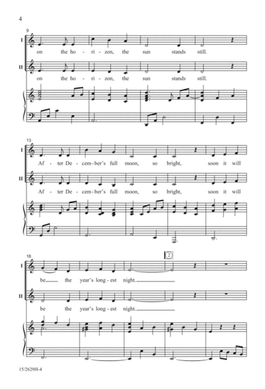 Winter Solstice 3-Part scores gallery preview page 4