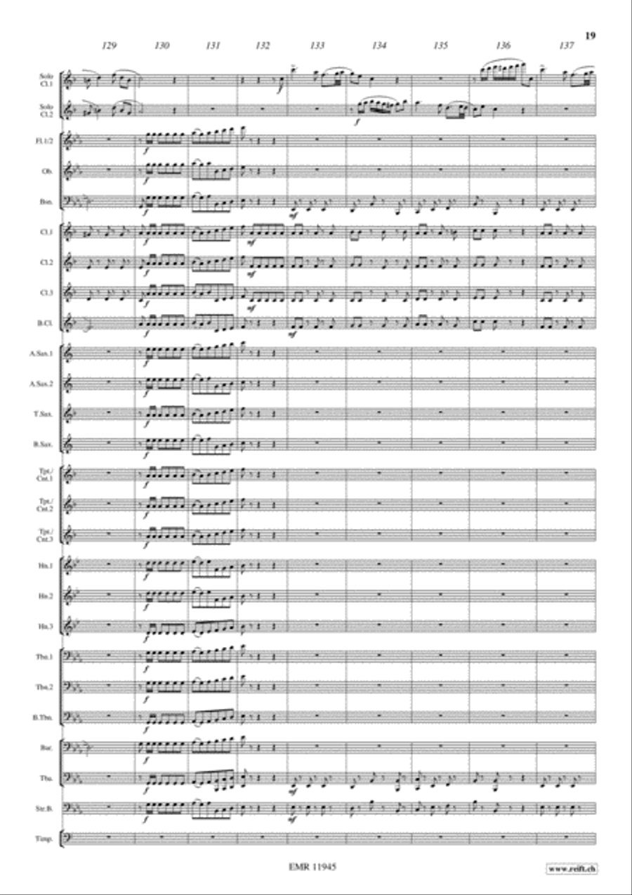 Concerto Concert Band scores gallery preview page 19