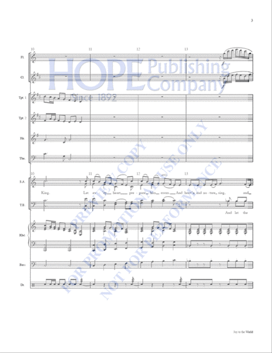 Joy to the World: A Celebration of Carols Clarinet scores gallery preview page 4