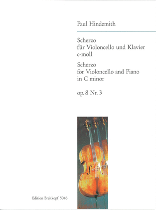Book cover for 3 Pieces for Violoncello and Piano Op. 8