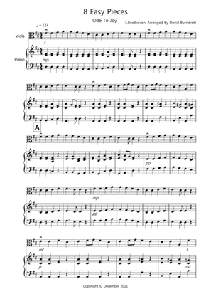 8 Easy Pieces for Viola And Piano