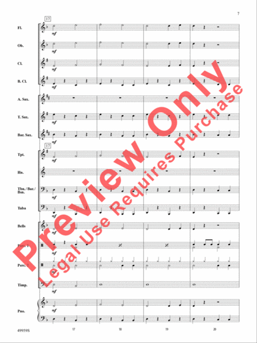 Creep It Real Concert Band scores gallery preview page 8