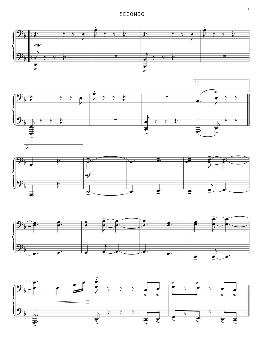 Up Is Down (from Pirates Of The Caribbean: At World's End) Piano Duet scores gallery preview page 3