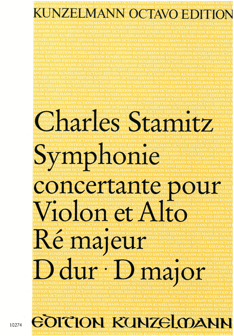 Sinfonia concertante in D major Violin scores gallery preview page 1